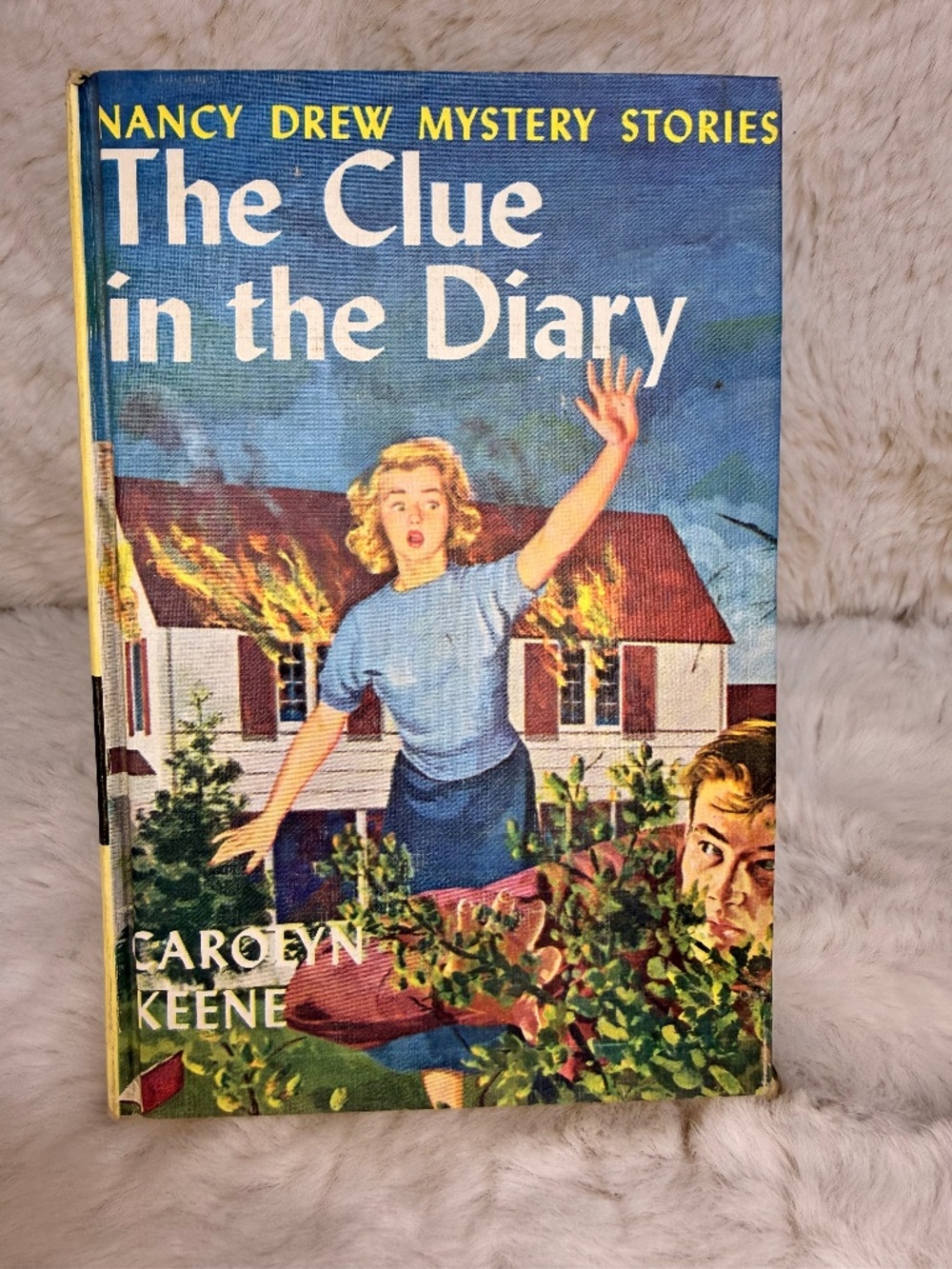 The Clue in the Diary by Carolyn Keene 1962 NANCY DREW MYSTERY #7 Yellow HC